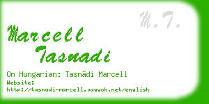 marcell tasnadi business card