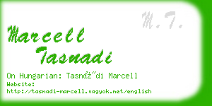 marcell tasnadi business card